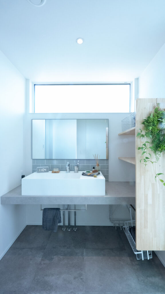 筑波ﾓﾃﾞﾙﾊｳｽ 造作洗面